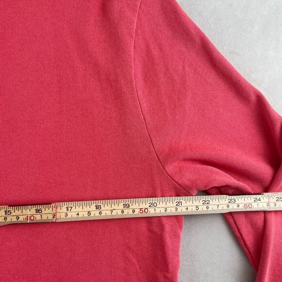 Ralph Lauren Polo Shirt Mens M Classic Red Long Sleeve Embroidered Pony Preppy - Picture 4 of 7